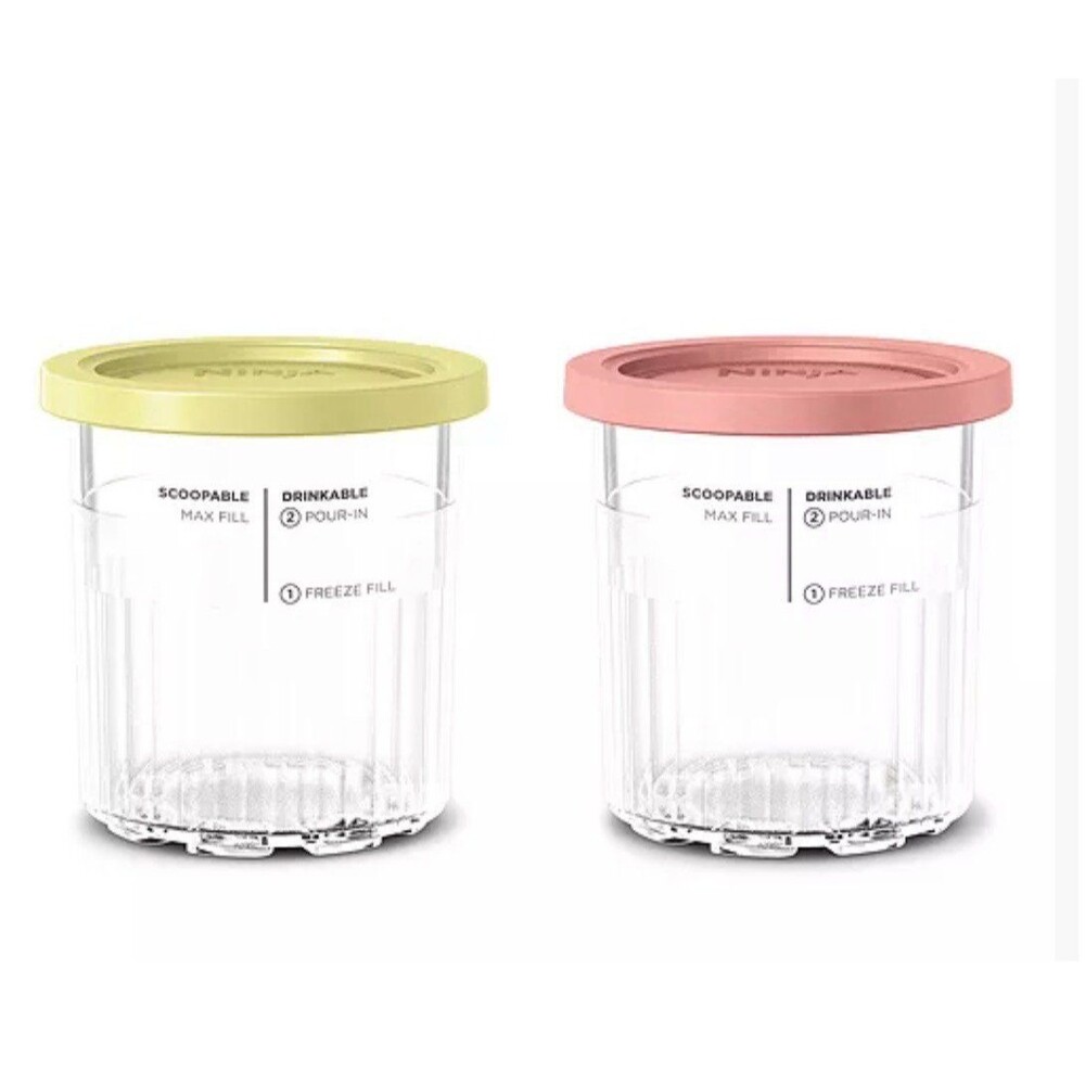 Ninja Creami Delux Pints with Lids (Set of 3) - Pastel